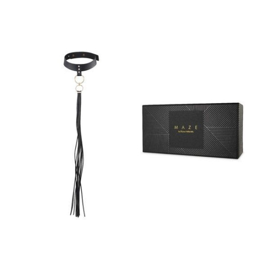 Чокер с кисточками, черный Bijoux Indiscrets Maze Tassel Choker Black