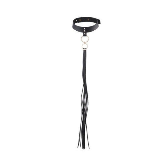 Чокер с кисточками, черный Bijoux Indiscrets Maze Tassel Choker Black
