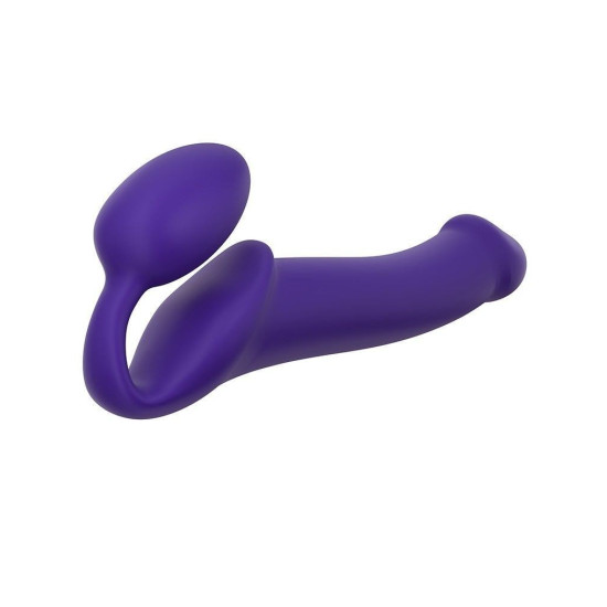 Безремневой регулируемый страпон фиолетового цвета, диаметр 3,7 см Strap-On-Me Violet, L