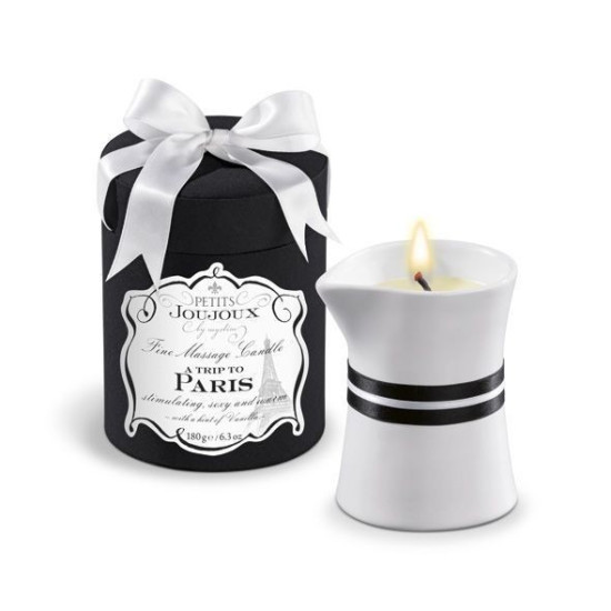 Массажная свеча с ароматом ванили и сандала в подарочной упаковке Petits Joujoux Paris Vanilla and Sandalwood, 190 g