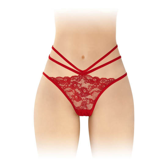 Трусы с открытой попкой, красные Fashion Secret Nadia Red