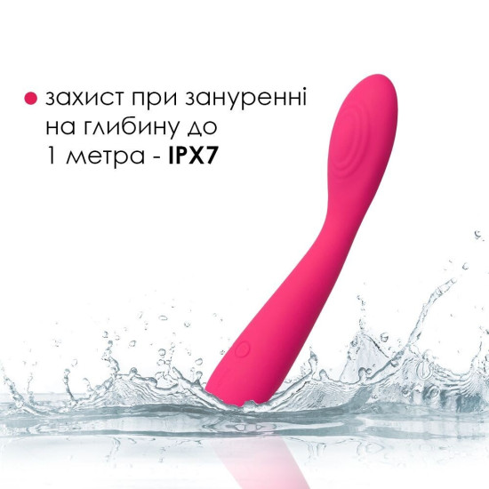 Вібратор для клітора і точки G, червоний Svakom Iris Plum Red