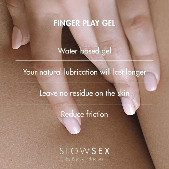 Гель-смазка для клитора и мастурбации Bijoux Indiscrets Slow Sex Finger Play Gel, 30 ml
