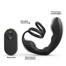 Масажер простати з ерекційним кільцем і пультом ДУ Dorcel P-Ring