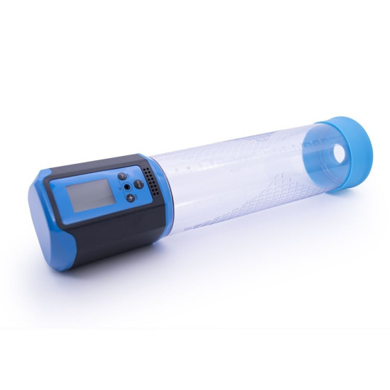 Автоматическая вакуумная помпа с LED-табло, синяя Man Powerup Passion Pump LED Blue
