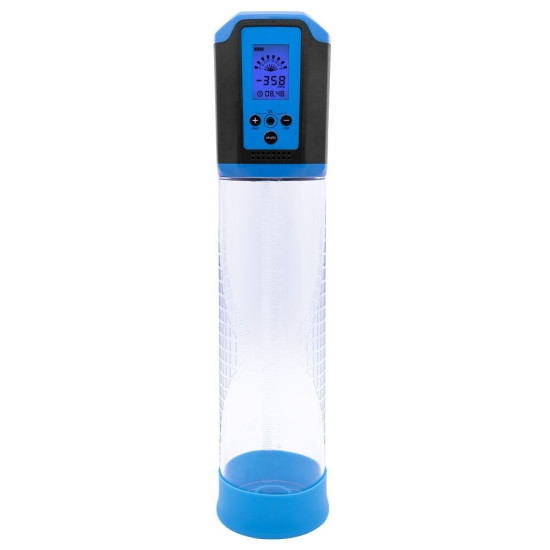 Автоматическая вакуумная помпа с LED-табло, синяя Man Powerup Passion Pump LED Blue