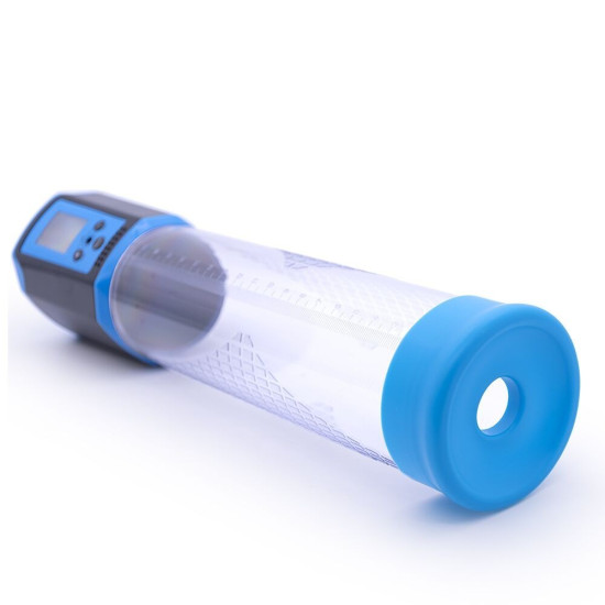 Автоматическая вакуумная помпа с LED-табло, синяя Man Powerup Passion Pump LED Blue