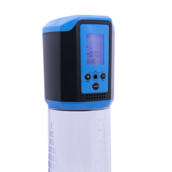 Автоматическая вакуумная помпа с LED-табло, синяя Man Powerup Passion Pump LED Blue