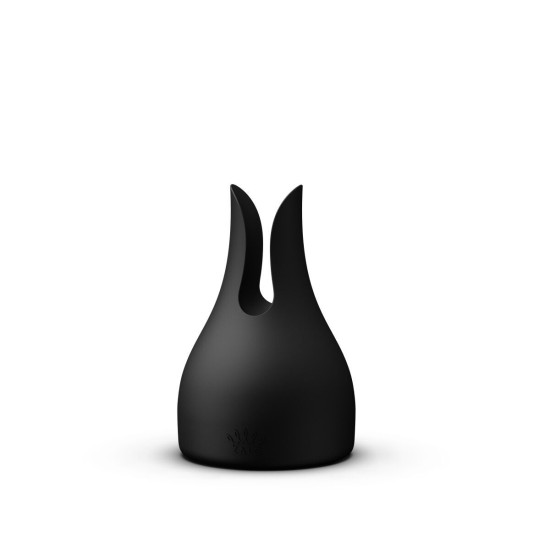 Вібромасажер з насадками, чорний Zalo Kyro Wand Obsidian Black
