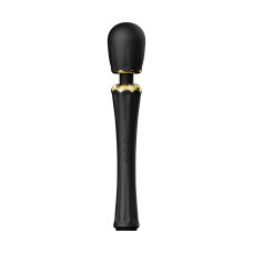 Вібромасажер з насадками, чорний Zalo Kyro Wand Obsidian Black