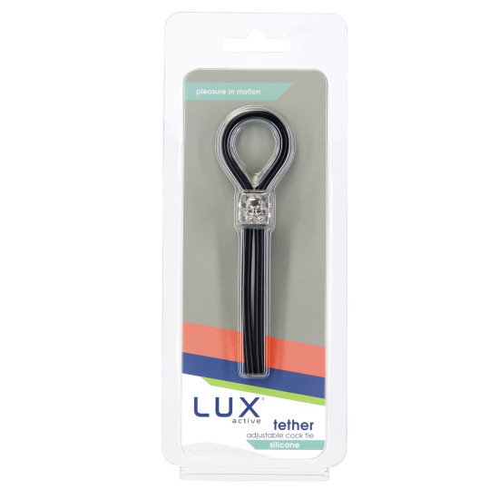 Регулируемое эрекционное кольцо-лассо Lux Active Tether Adjustable Silicone Cock Tie