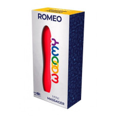 Міні-вібратор з потужною вібрацією і 10 режимами роботи Wooomy Romeo