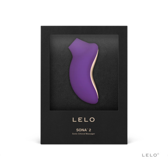 Звуковой стимулятор клитора с 12 режимами, фиолетовый LELO SONA 2 Purple