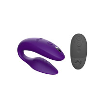 Вибратор с управлением для двоих и анатомичной формой, фиолетовый We-Vibe Sync 2 Purple