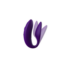 Вибратор с управлением для двоих и анатомичной формой, фиолетовый We-Vibe Sync 2 Purple