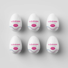 Набор мастурбаторов-яиц с разной текстурой (6 штук) Lovense Kraken Masturbator Egg Box