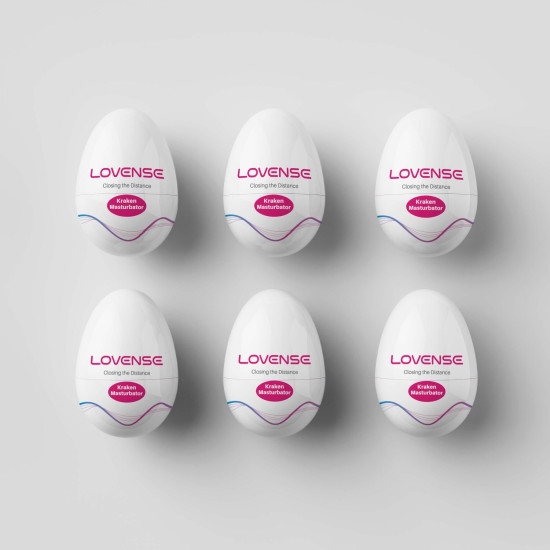 Набор мастурбаторов-яиц с разной текстурой (6 штук) Lovense Kraken Masturbator Egg Box