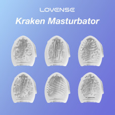 Набор мастурбаторов-яиц с разной текстурой (6 штук) Lovense Kraken Masturbator Egg Box