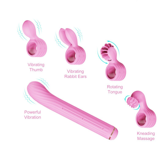 Вибратор для точки G, розовый Otouch Magic Stick S1 Plus Pink
