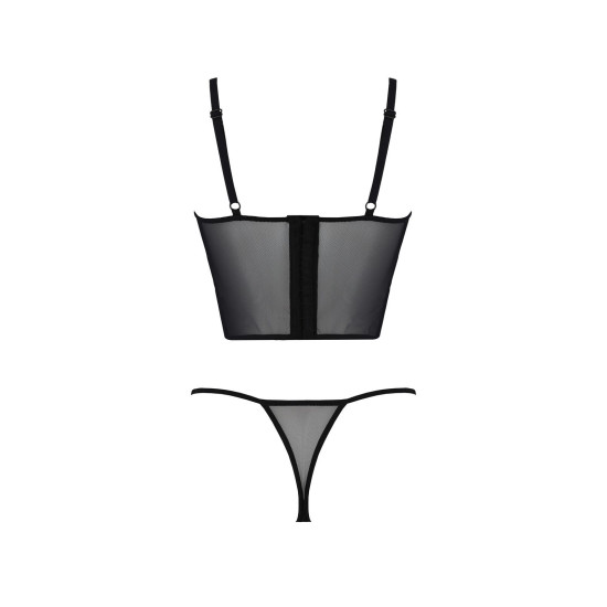 Комплект, чорний Passion KERRIA SET black, XXL/XXXL
