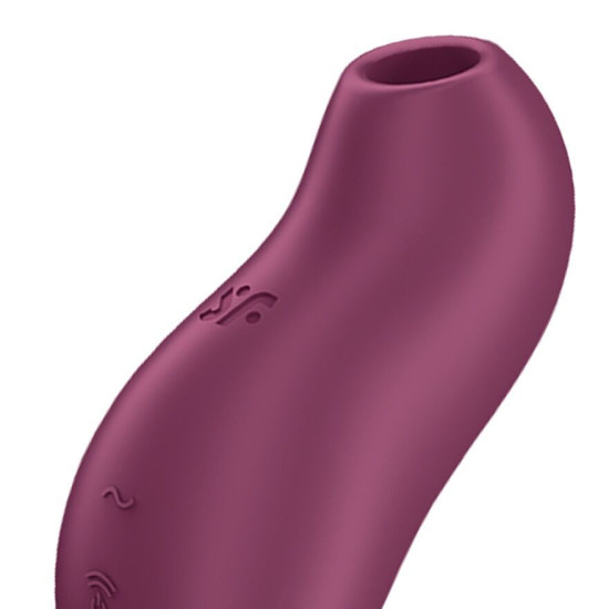 Вакуумний кліторальний стимулятор з вібрацією, фіолетовий Satisfyer Pocket Pro 1 Purple