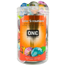Набор презервативов, мегапак тюб ONE Color Sensations, 100 шт