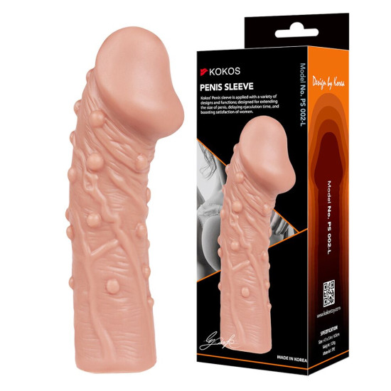 Насадка на член Kokos Penis Sleeve PS 002, L