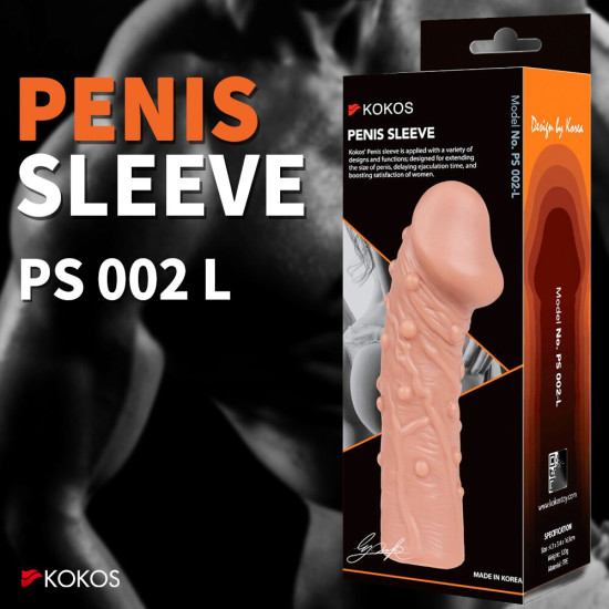 Насадка на член Kokos Penis Sleeve PS 002, L
