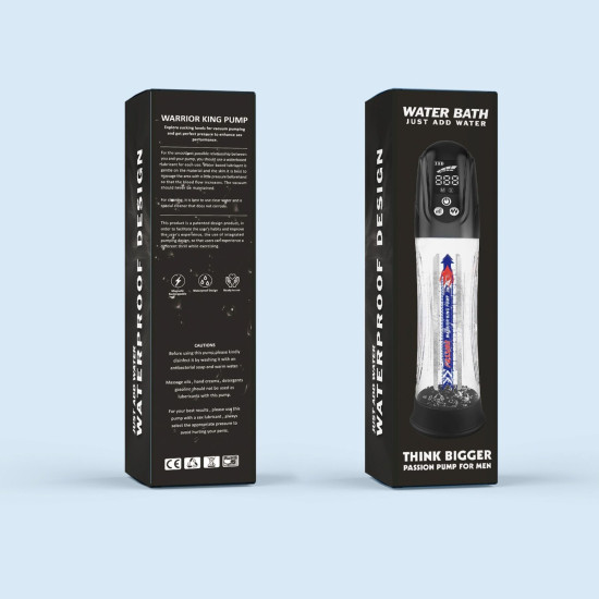 Гідропомпа для пеніса 2 в 1 (вода/повітря) з LED-дисплеєм Water Bath