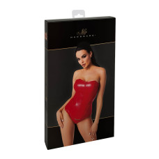 Корсет, красный Noir Handmade F355 Red Powerwetlook Corset, L
