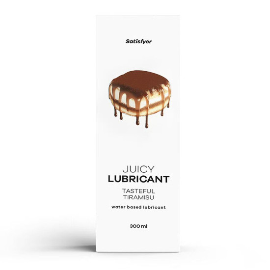 Лубрикант на водной основе со вкусом тирамису Satisfyer Juicy Lubricant Tasteful Tiramisu, 300 ml