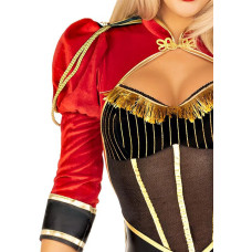 Костюм циркачки-комбинезон Leg Avenue Circus Ringmaster Diva Catsuit, M