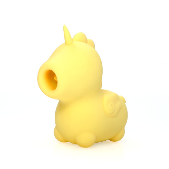 Вибратор-единорожка с пульсирующим язычком Unihorn Bean Blossom