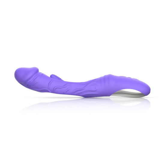 Вибрирующий фаллоимитатор со стимуляцией точки G Good Vibes Only Flax Vibrating Dildo With G-Spot Stimulator