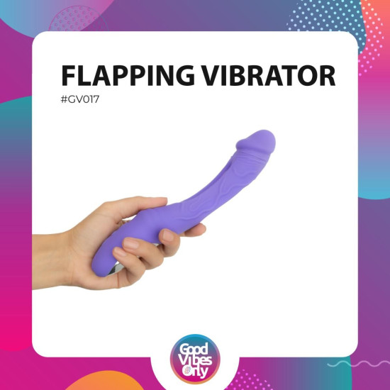 Вибрирующий фаллоимитатор со стимуляцией точки G Good Vibes Only Flax Vibrating Dildo With G-Spot Stimulator