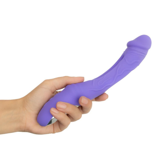 Вибрирующий фаллоимитатор со стимуляцией точки G Good Vibes Only Flax Vibrating Dildo With G-Spot Stimulator