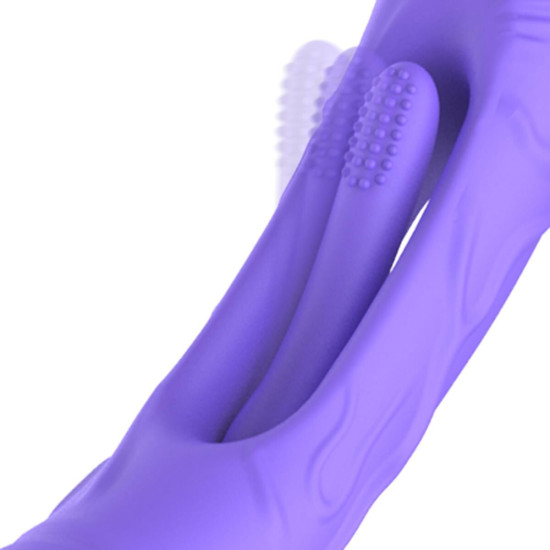Вибрирующий фаллоимитатор со стимуляцией точки G Good Vibes Only Flax Vibrating Dildo With G-Spot Stimulator