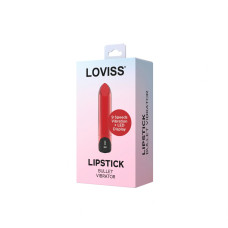 Віброкуля-помада, що перезаряджається, 9 режимів Loviss Lipstick Bullet Vibrator