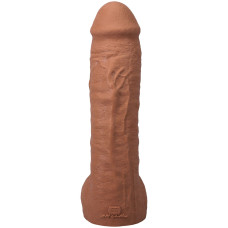 Фаллоимитатор с мошонкой, длина 30.5 см Doc Johnson The Realistic Cock ULTRASKYN - 12 Inch Hung with Balls Caramel