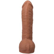 Фаллоимитатор с мошонкой, длина 30.5 см Doc Johnson The Realistic Cock ULTRASKYN - 12 Inch Hung with Balls Caramel