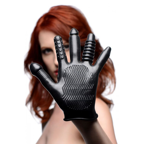 Рукавичка з різними текстурами Master Series Pleasure Poker Textured Glove (прим'ята упаковка!!!)