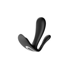 Подвійний смарт-вібратор в трусики, чорний Satisfyer Top Secret+ Black