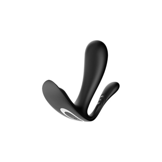 Двойной смарт-вибратор в трусики, черный Satisfyer Top Secret+ Black