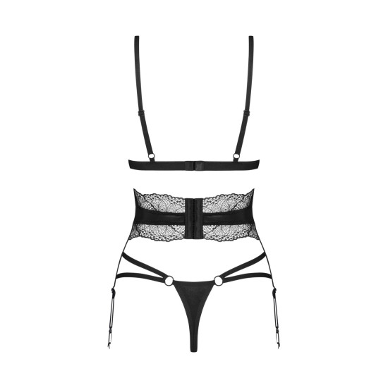 Комплект белья Obsessive Lobellis 3-Pcs Set, XL/2XL