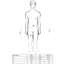 Мужские шорты с гульфиком, фиолетовые Passion 009 Thong Violet, XXL/XXXL