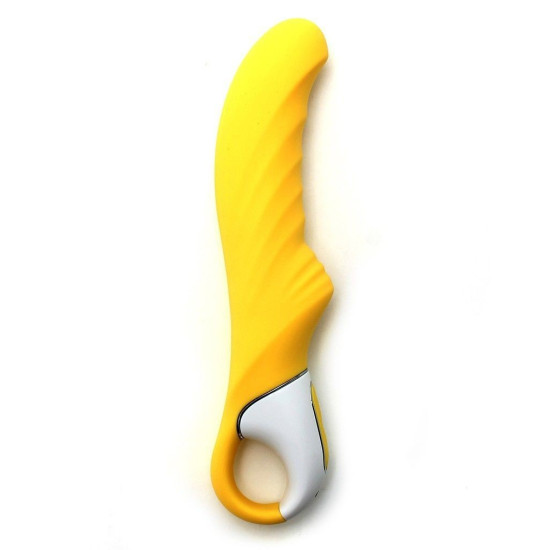 Вібратор потужний з гнучким стволом і стимулювальним рельєфом Satisfyer Vibes Yummy Sunshine