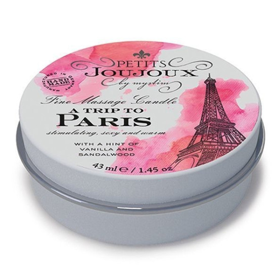 Массажная свеча с афродизиаками, аромат ванили и сандала Petits Joujoux Paris Vanilla and Sandalwood, 43 ml
