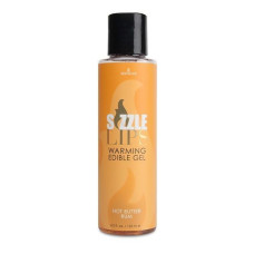 Розігріваючий масажний гель зі смаком рому Sensuva Sizzle Lips Butter Rum, 125 ml