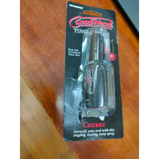 Спрей для мінету зі смаком солодкої вишні Doc Johnson Goodhead Tingle Spray Sweet Cherry, 29 ml (пошкоджена упаковка!!!)