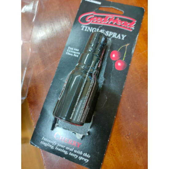 Спрей для мінету зі смаком солодкої вишні Doc Johnson Goodhead Tingle Spray Sweet Cherry, 29 ml (пошкоджена упаковка!!!)